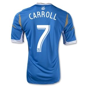 adidas Philadelphia Union 2013 CARROLL Authentic Secondary Soccer Jersey