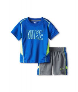 Nike Kids Nike N45 Mesh Short Set Boys Sets (Gray)