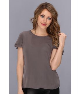 Joie Enzo N11 T1636 Womens Short Sleeve Pullover (Gray)