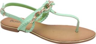 Womens L & C Rincon 05   Sea Green Thong Sandals