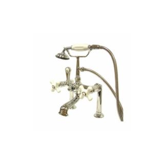 Elements of Design DT1041PX St. Louis Clawfoot Tub Filler With Hand Shower