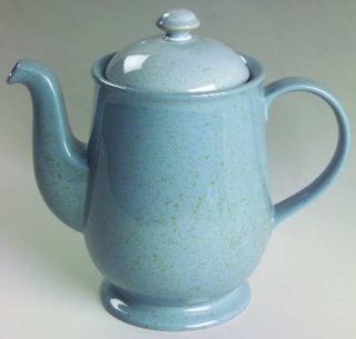 Mikasa Pacific Blue Coffee Pot & Lid, Fine China Dinnerware   Chromatic, Green S