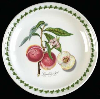 Portmeirion Pomona Dinner Plate w/Border Design, Fine China Dinnerware   Fruit A