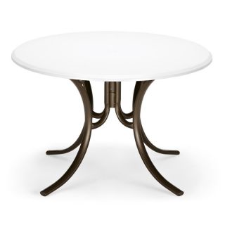 Telescope Casual 42 in. Round Werzalit Patio Dining Table   152A