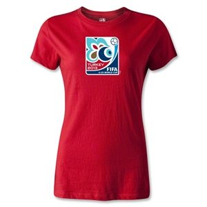 FIFA Mens U20 World Cup 2013 Womens Event Emblem T Shirt (Red)