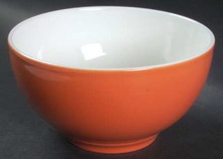 Villeroy & Boch Wonderful World Orange Rice Bowl, Fine China Dinnerware   Easy C