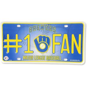 Milwaukee Brewers Rico Industries #1 Fan Tag Rico