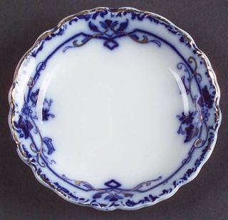 Johnson Brothers Oxford (Flow Blue) Butter Pat, Fine China Dinnerware   Flow Blu