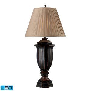 Dimond Lighting DMD D1753 LED Belmont Table Lamp with Bronze Highlights & Belle