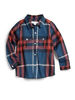 Burberry Little Boys Exploded Check Oxford Shirt