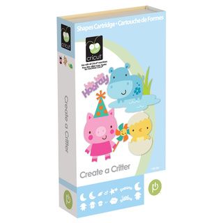 Cricut Create a critter Shape Cartridge Kit (MultiModel 2000099Materials Plastic, metalUse with all Cricut machinesSix (6) creative features Layer 1, layer 2, layer 3, accessory, phrase, and shadowContains 50 animals with layersDimensions 9.45 inches 