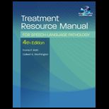 Treatment Resource Manual for Speech Language Pathology   With CD