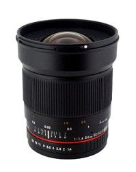 Rokinon 24mm F1.4 Aspherical Wide Angle Lens for Nikon with Automatic Chip