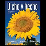 Dicho Y Hecho   Beginning Spanish