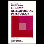 Life Span Developmental Psychology : Introduction to Research Methods