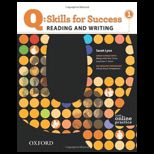 Q: Skills for Success   Reading and Writing   With Access