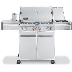 Weber S 470 Stainless Steel 580 Square Inch 48,800 BTU Liquid Propane Gas Gril