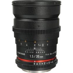 Samyang 35mm T1.5 Cine Wide Angle Lens for Nikon VDSLR