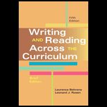 Writing and Reading Across Curriculum, Brief