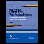 Math for Water Treatment Operators   With CD