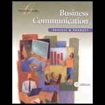 Business Communication : Process and Product  Package