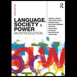 Language, Society and Power An Introduction