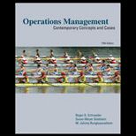 Operations Management : Contemporary Concepts and Cases