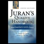 Jurans Quality Handbook  Complete Guide to Performance Excellence