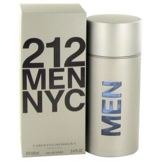 212 for Men by Carolina Herrera EDT Spray (New Packaging) 3.4 oz