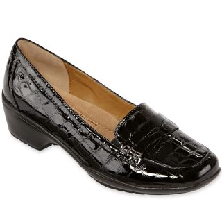 Softspots Maven Patent Loafers, Black, Womens