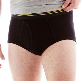 THE FOUNDRY SUPPLY CO. 2 pk. Full Cut Briefs Big and Tall, Black, Mens