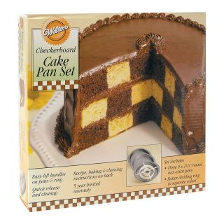 Wilton Checkerboard Cake Pan Set