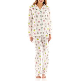 Pj Couture Pajama Set, Ivory, Womens