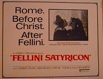 Fellini Satyricon (Half Sheet) Movie Poster