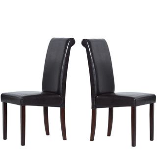Warehouse Of Tiffany Brown Dining Chairs (set Of 2)