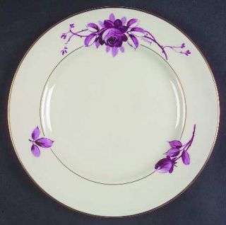 Pickard Rosa (Mulberry) Luncheon Plate, Fine China Dinnerware   Mulberry Flowers