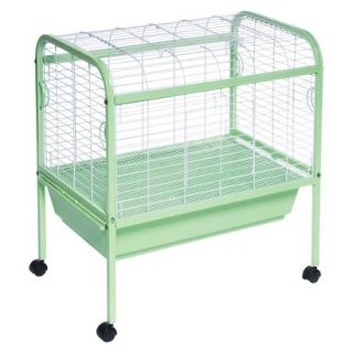 Prevue Pet Animal Cage with Stand   Green/ White (Small)
