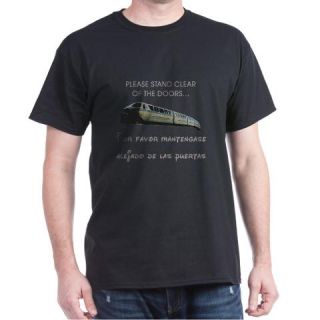 CafePress Monorail Door Spiel Dark T Shirt