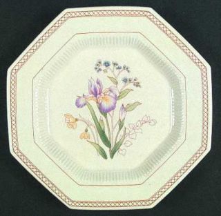 Nikko Spring Bouquet Dinner Plate, Fine China Dinnerware   Classic,Octagonal,Flo
