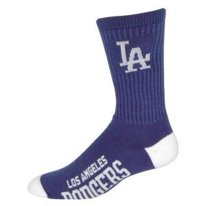 Los Angeles Dodgers For Bare Feet Deuce Crew 504 Socks