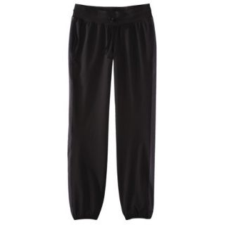 C9 by Champion Womens Active Woven Track Pant   Black/Indigo Screen S