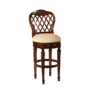Paxton Counter Height Swivel Barstool, Brown