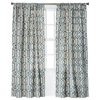 Threshold Farrah Lattice Window Panel   Blue (54x95)