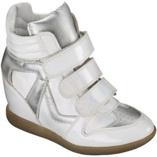 Girls Circo Gia Sneaker Wedge   Silver 3