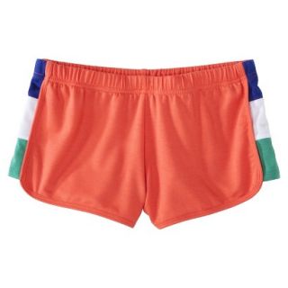 Mossimo Supply Co. Juniors Colorblock Knit Short   Coral L(11 13)