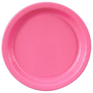 Candy Pink (Hot Pink) Dessert Plates