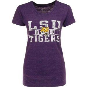 LSU Tigers Blue 84 NCAA Ladies Browser Tri Blend T Shirt