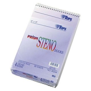 TOPS Spiral Steno book   Orchid (80 Sheets Per Pad)