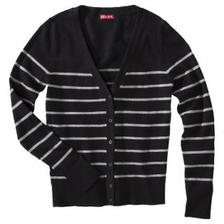 Merona Petites Long Sleeve Deep V Neck Cardigan Sweater   Charcoal SP