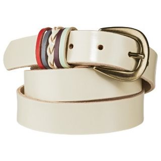 Mossimo Supply Co. Solid Belt   Ivory XXL